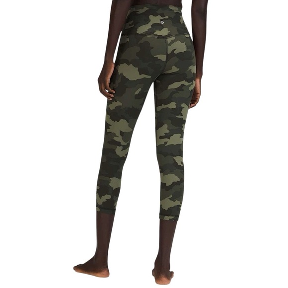 LULULEMON Align High Rise Crop Leggings 23” in heritage Camo - Picture 3 of 10